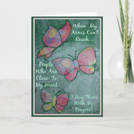 Étreignez-vous avec ma carte de voeux de prières