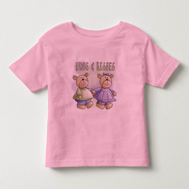 Étreintes d'ours de nounours et T-shirts et (Devant)