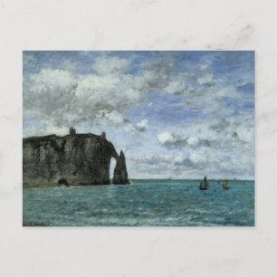 Etretat, der Hafen von Aval Postkarte