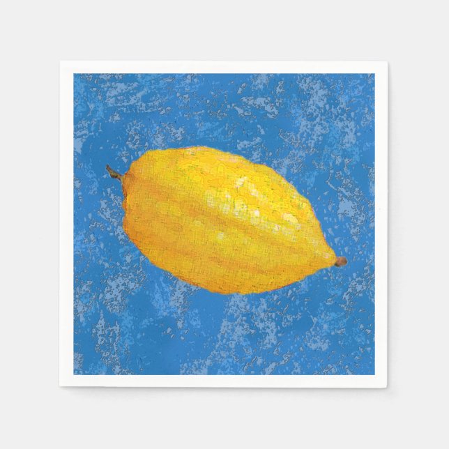 Etrogs für Sukkot Serviette (Vorderseite)