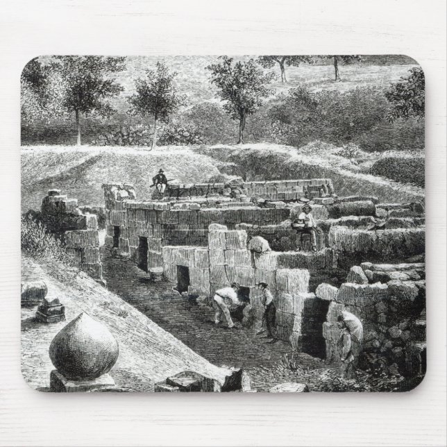 Etruscan Gräber Mousepad (Vorne)