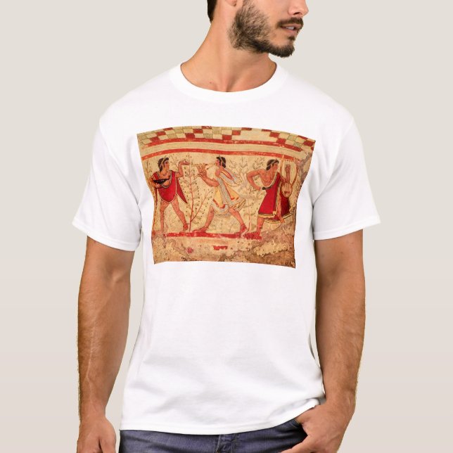 Etruscan Musiker T-Shirt (Vorderseite)