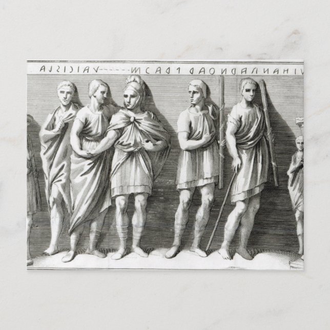 Etruscan Sarcophagus Postkarte (Vorderseite)