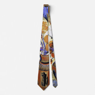 Etruskische Vase mit Blume, Redon Krawatte