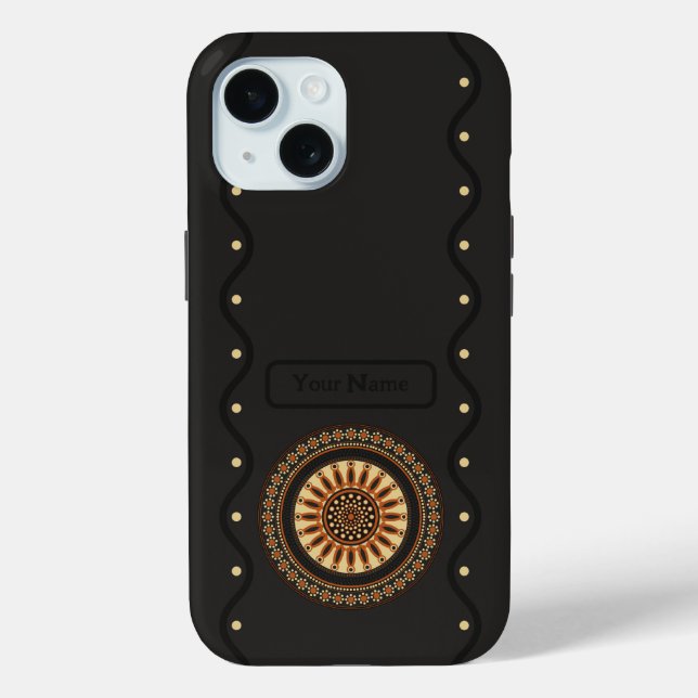 etruskischer Stil Case-Mate iPhone Hülle (Rückseite)