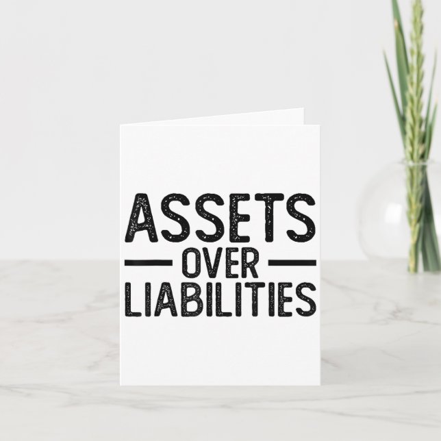 Ets Over Liabilities _ Funny Accountant _ Motivati Karte (Vorderseite)
