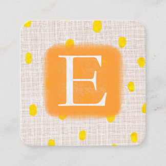 ETSY QUADRATISCHE VISITENKARTE