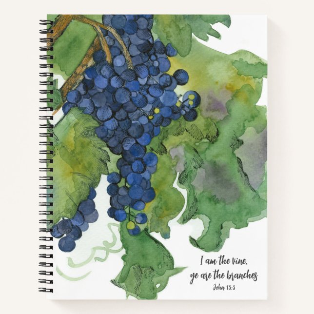 Étude biblique Journal de prière John Chapitre 15 (Devant)