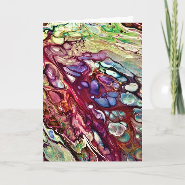 Étude couleur Abstraite 231, carte (Devant)