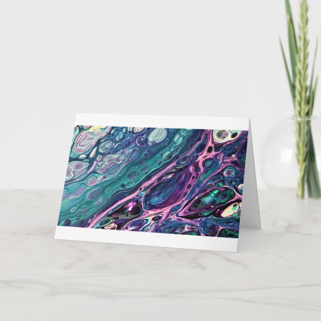 Étude couleur Abstraite 305, carte (Devant)