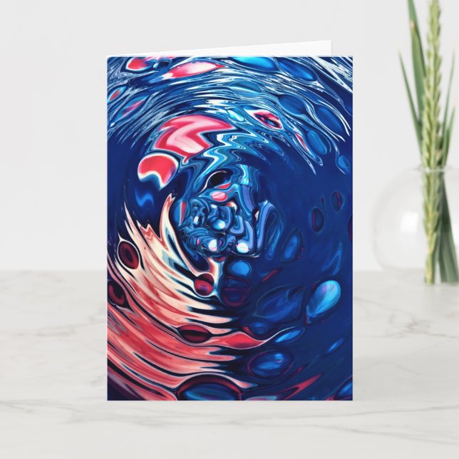 Étude couleur Abstraite 330, carte (Devant)