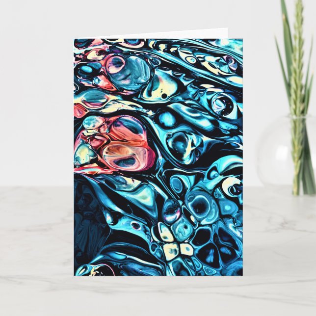 Étude couleur Abstraite 340, carte (Devant)