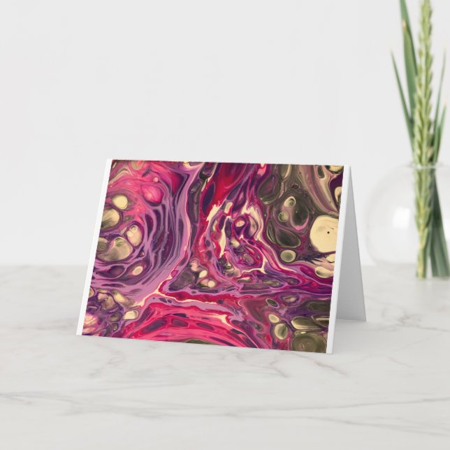 Étude couleur Abstraite 386, carte (Devant)