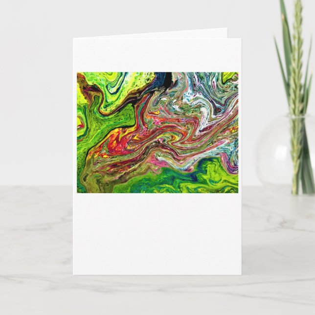 Étude couleur Abstraite 52, carte (Devant)