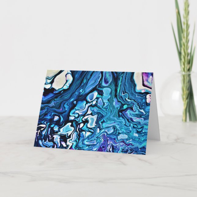 Étude de couleur Abstraite 135, carte (Devant)