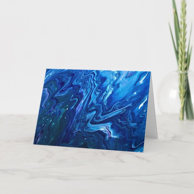 Étude de couleur Abstraite 141, carte (Devant)