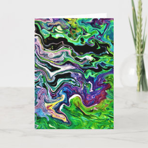 Étude de couleur Abstraite 173, carte