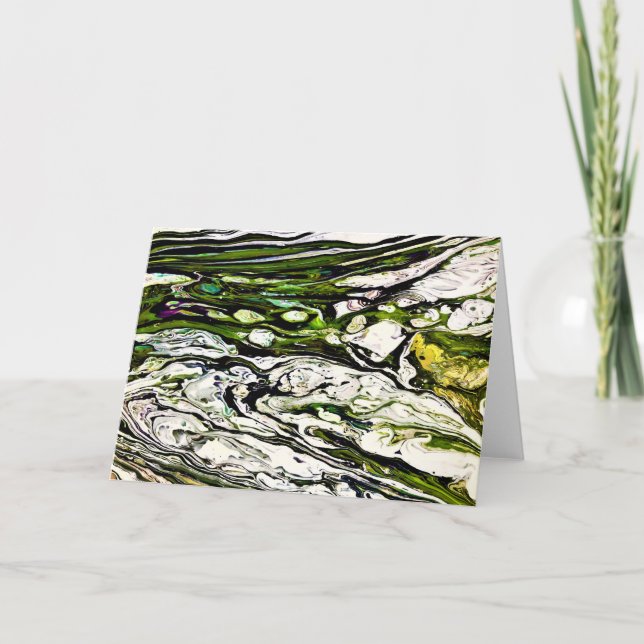 Étude de couleur Abstraite 26, carte (Devant)