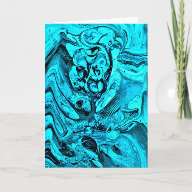 Étude de couleur Abstraite 27, carte (Devant)