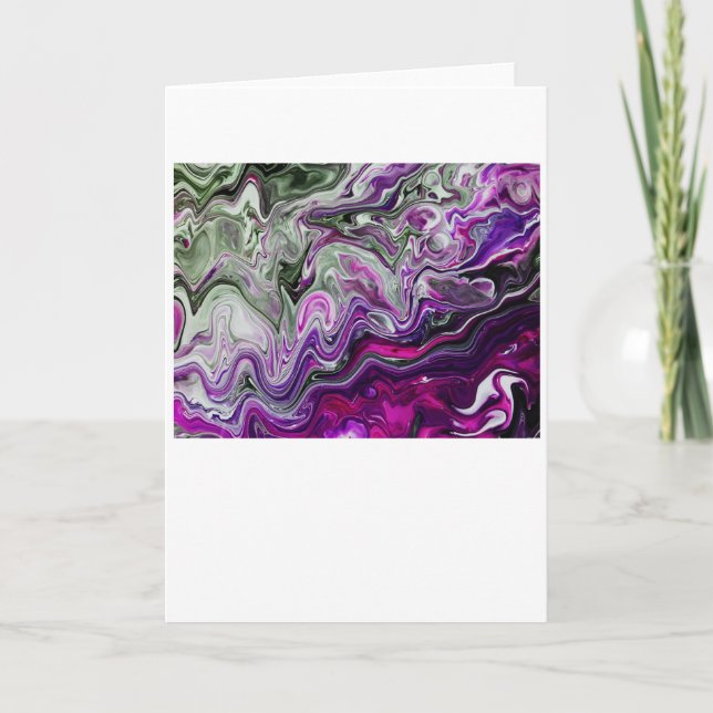 Étude de couleur Abstraite 413, carte (Devant)