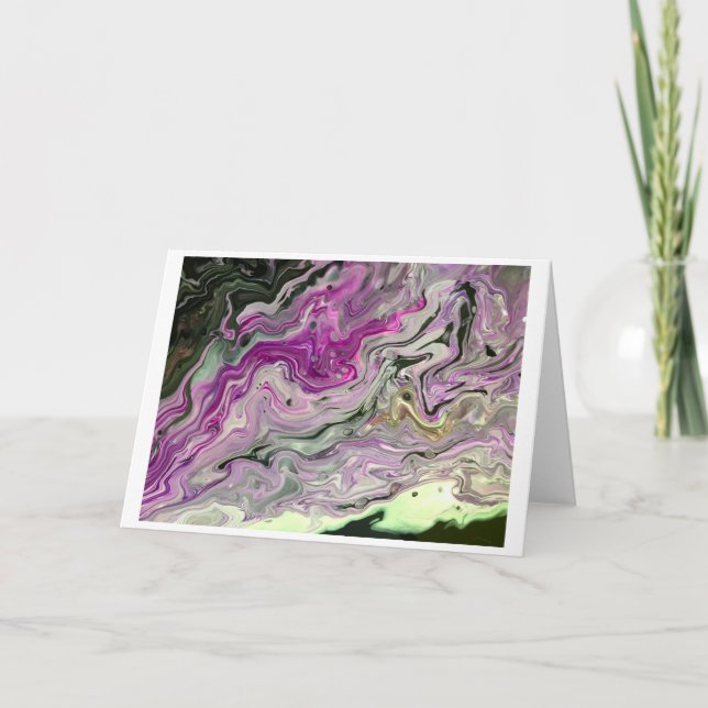 Étude de couleur Abstraite 442, carte (Devant)