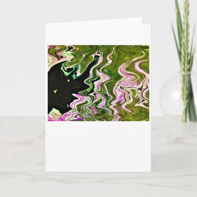 Étude de couleur Abstraite 451, carte (Devant)