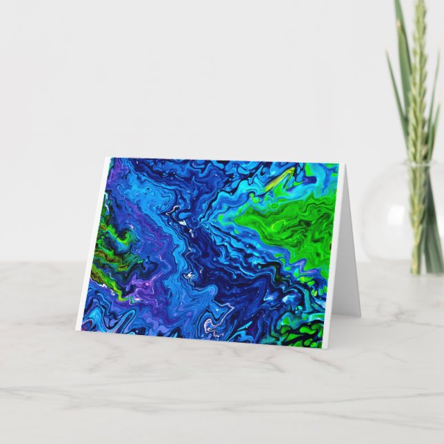 Étude de couleur Abstraite 68, carte (Devant)