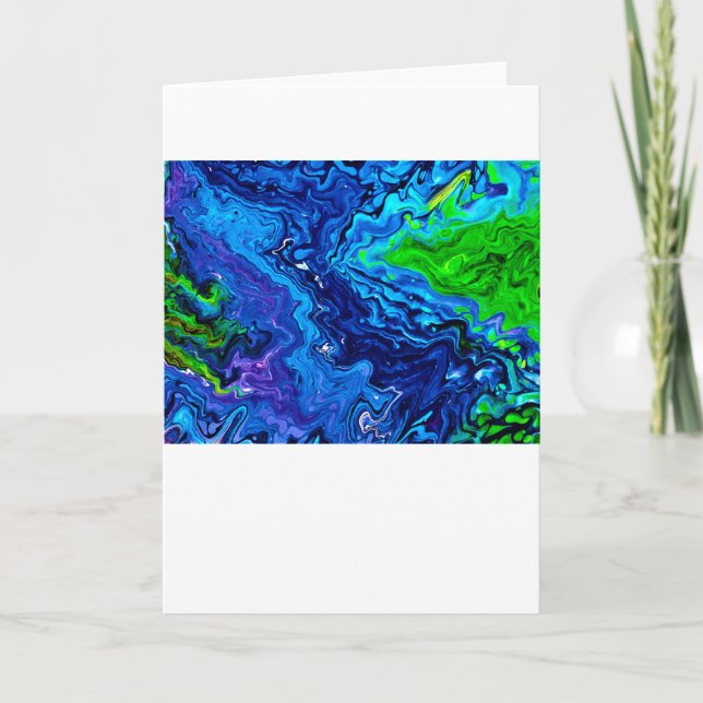 Étude de couleur Abstraite 68, carte (Devant)