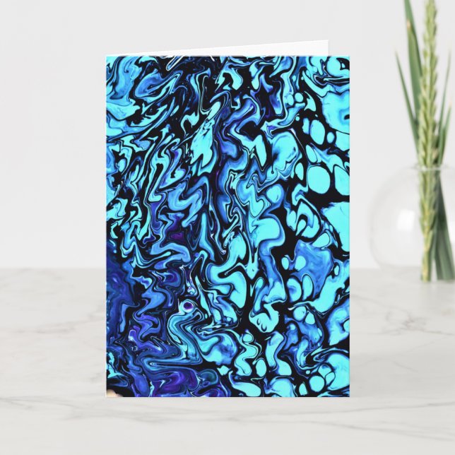 Étude de couleur Abstraite 76, carte (Devant)