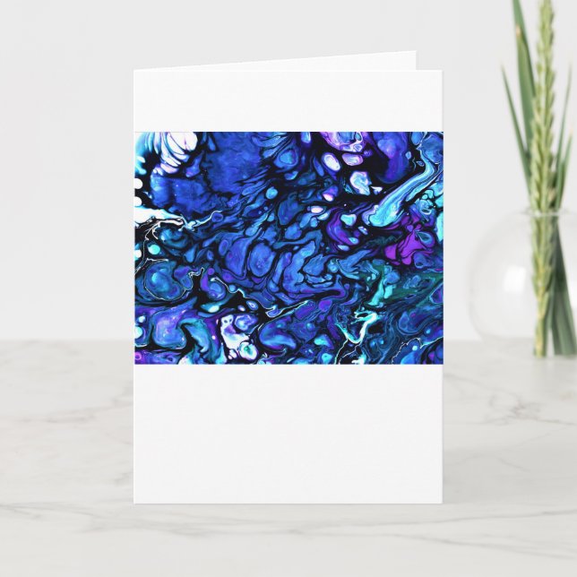 Étude de couleur abstraite 77, Carte (Devant)