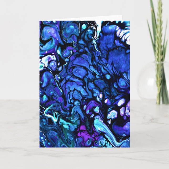 Étude de couleur Abstraite 77, carte (Devant)