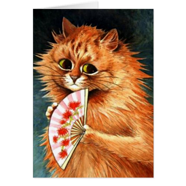 Étude d'un chat Ginger - Louis Wain (Devant)