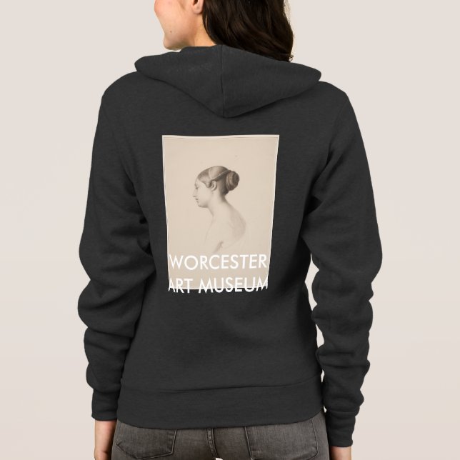 Étude d'une jeune femme - sweat - shirt à capuche (Dos)