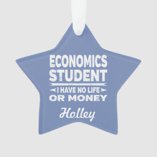 Étudiant en économie, sans vie ni argent