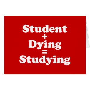 Étudiant Plus Mort Égal Étudier