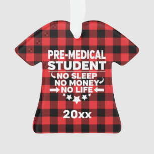 Étudiant pré-Médicale pas de sommeil Argent Vie