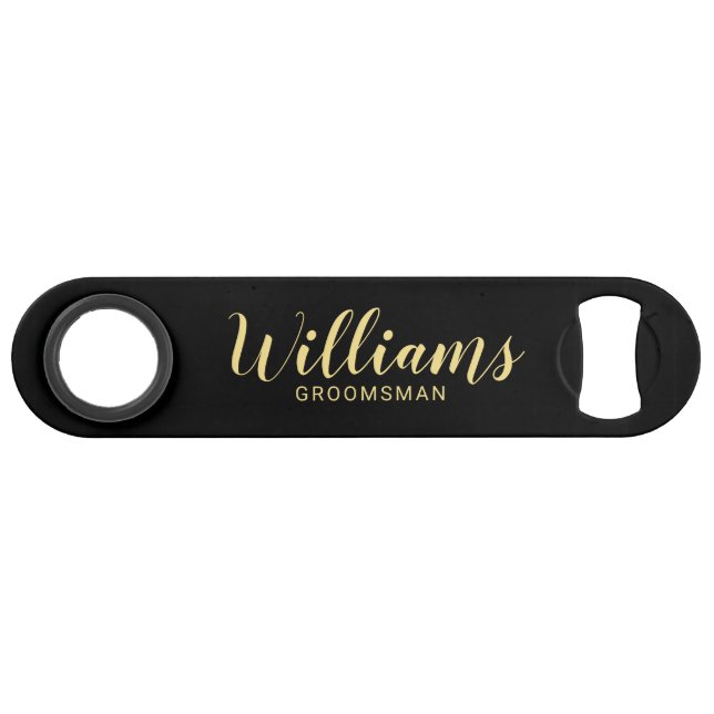 Étudiants personnalisées Black & Gold (Devant (Horizontal))