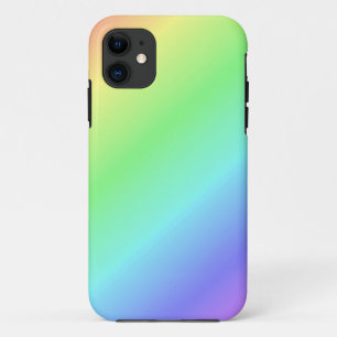 Étui abstrait "Baiser de l'arc-en-ciel" pour iPhon