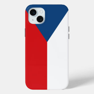 Étui Apple iPhone 15 Plus, drapeau de la Tchéquie