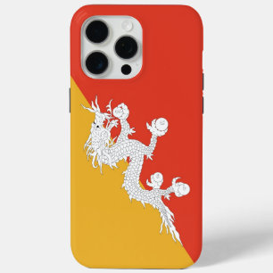 Étui Apple iPhone 15 Pro Max, drapeau du Bhoutan