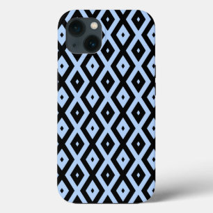 Étui Case-Mate iPho à motif diamant bleu clair et