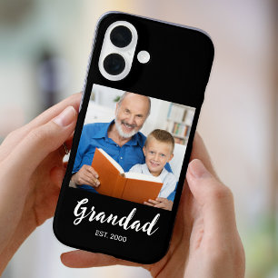 Étui Case-Mate photo noir avec écriture Grand-Père