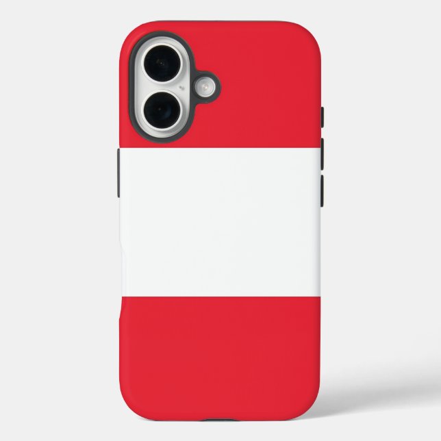 Étui Case-Mate pour Apple iPhone 16 avec le drapea (Verso)