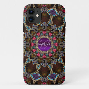 Étui CaseMate à tapisserie bohème et monogramme