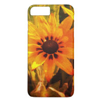 Étui de photo de fleur jaune