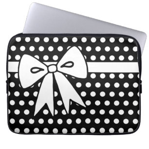 Étui de protection pour ordinateur portable à pois