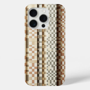 Étui de téléphone à colonnes mosaïques verticales 