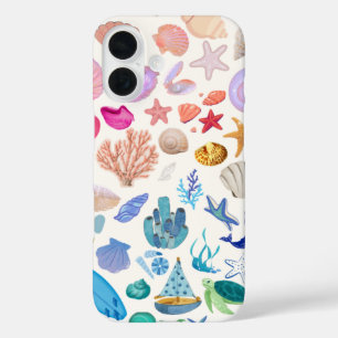 Étui de téléphone à dégradé d'été de coquillage