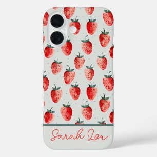 Étui de téléphone à design personnalisé de fraise