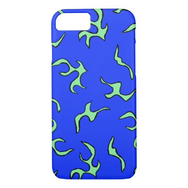 étui de téléphone à flamme dupliquée fleur sauvage (Dos)